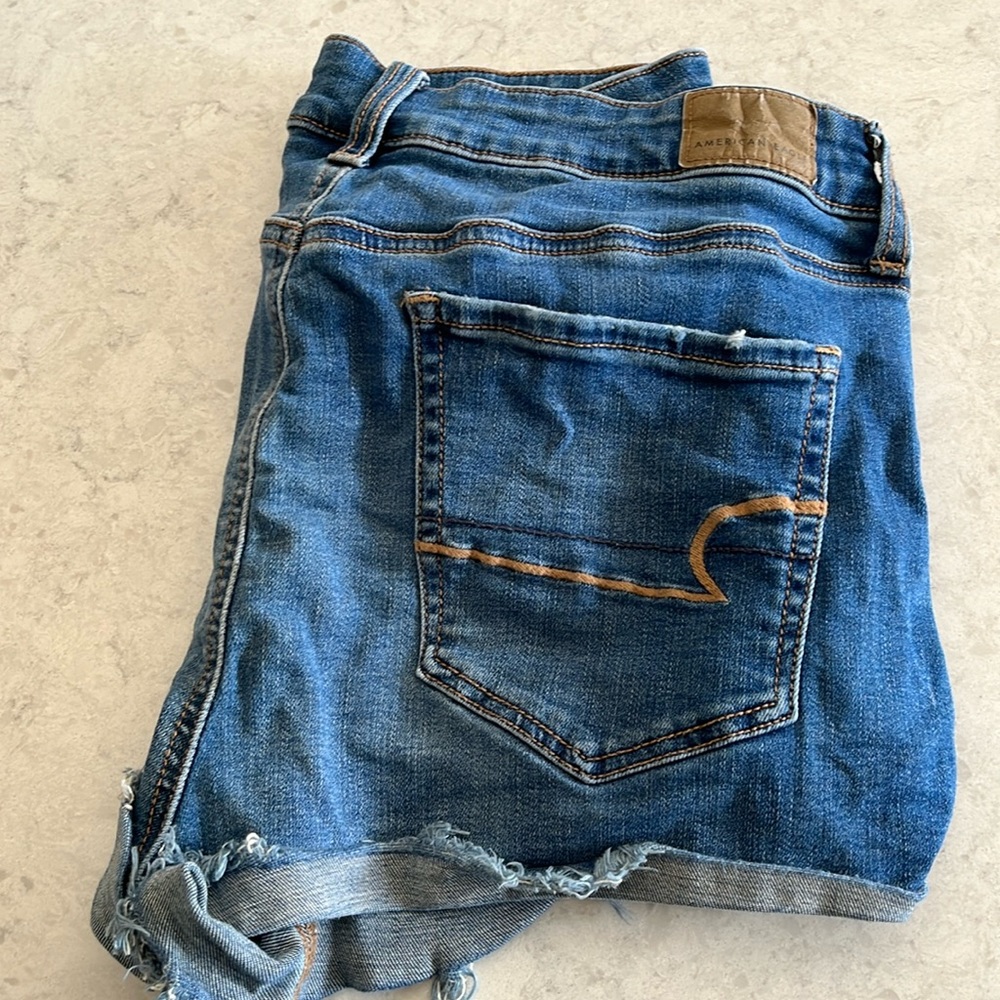 American Eagle High Rise Jean shorts